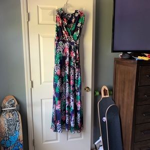 Just Taylor long floral dress size 2